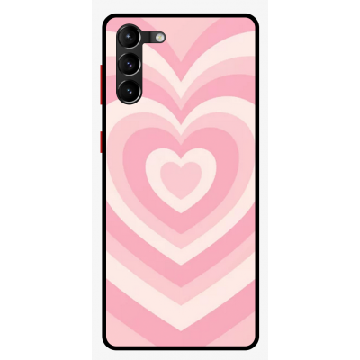 Husa Protectie AirDrop Premium, Samsung Galaxy A54, Heart is Pink